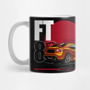 FT 86 Orange Back Mug